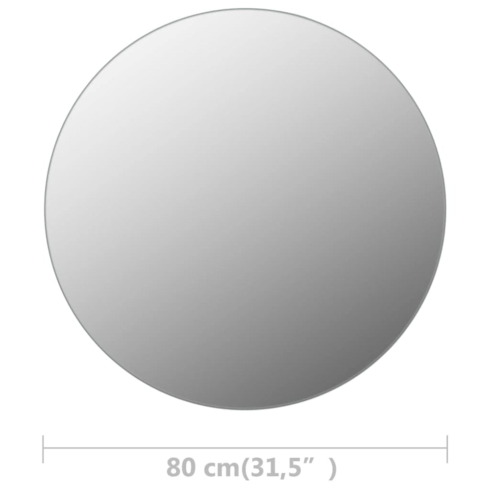 Frameless Mirror Round 31.5" - From Where - 