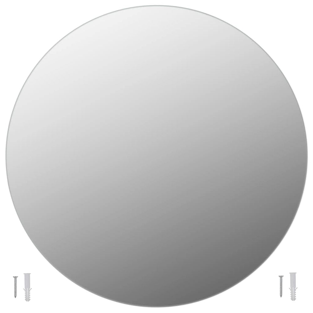Frameless Mirror Round 31.5" - From Where - 