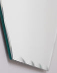 Frameless Octagon Scallop Beveled Mirror - From Where - 