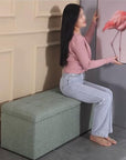 Frances Storage Stool - From Where - 