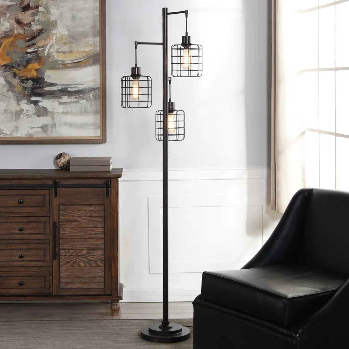 Frankfield 71" Tree Floor Lamp - From Where - 