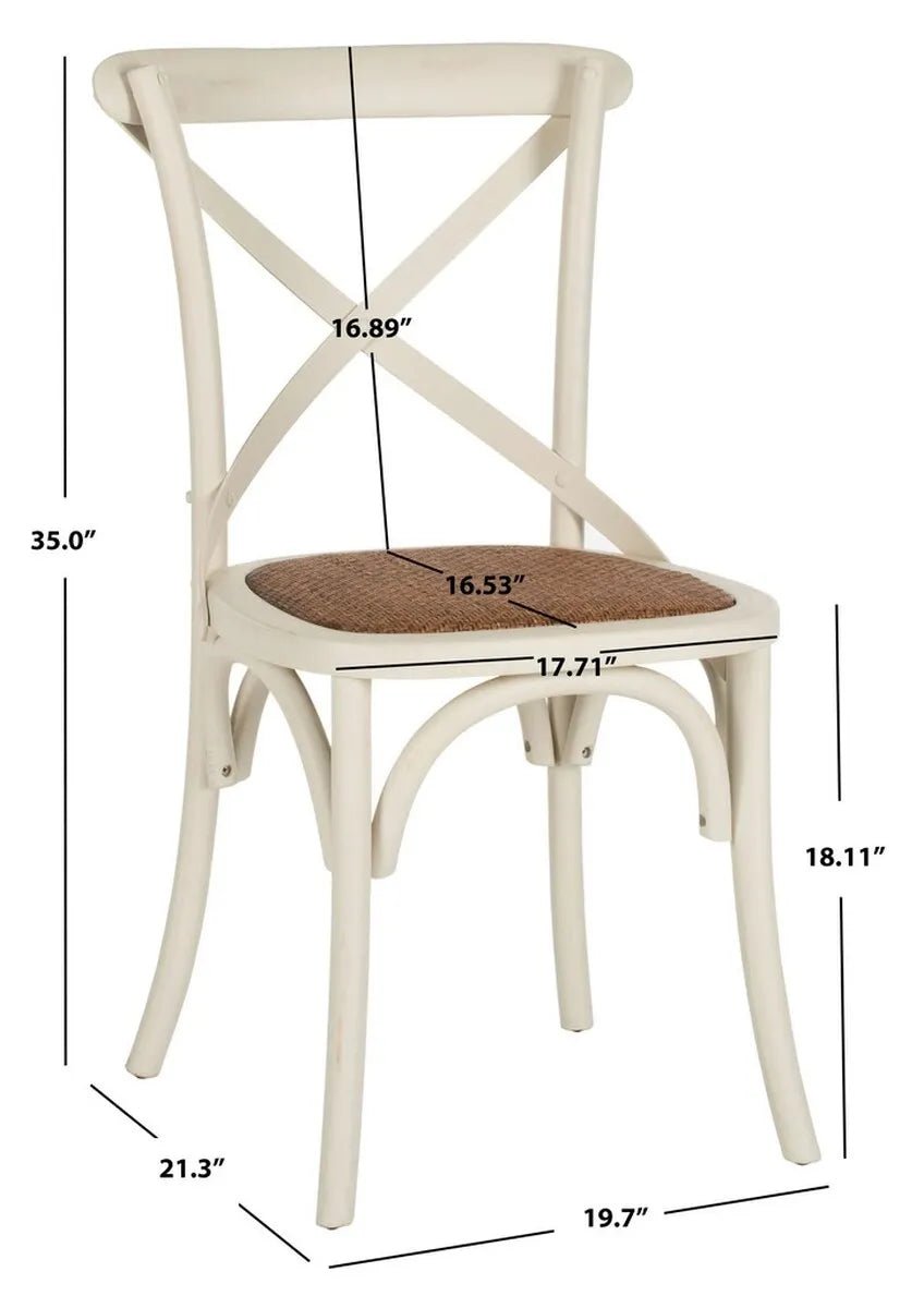 Franklin 18" X Back Chair (Set of 2) - From Where Finds - 