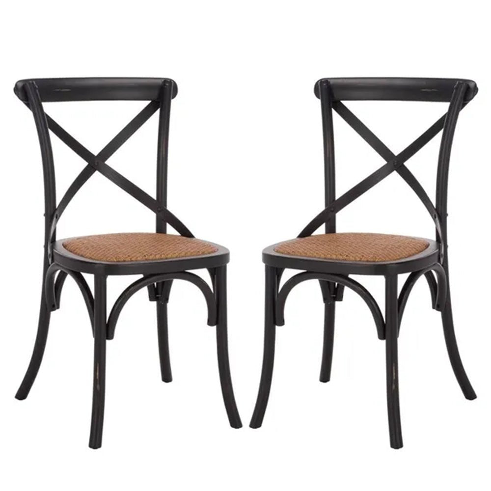 Franklin 18" X Back Chair (Set of 2) - From Where Finds - 