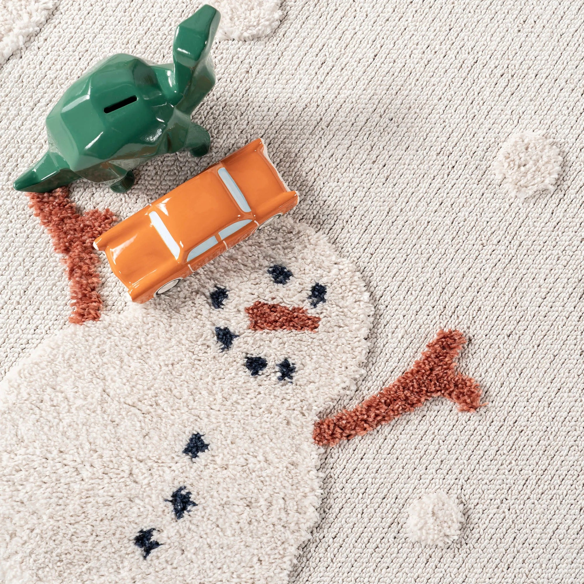 Freda Snowmen Tasseled Kids Rug - From Where Finds - 