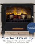 Freestanding Electric Fireplace - From Where - 