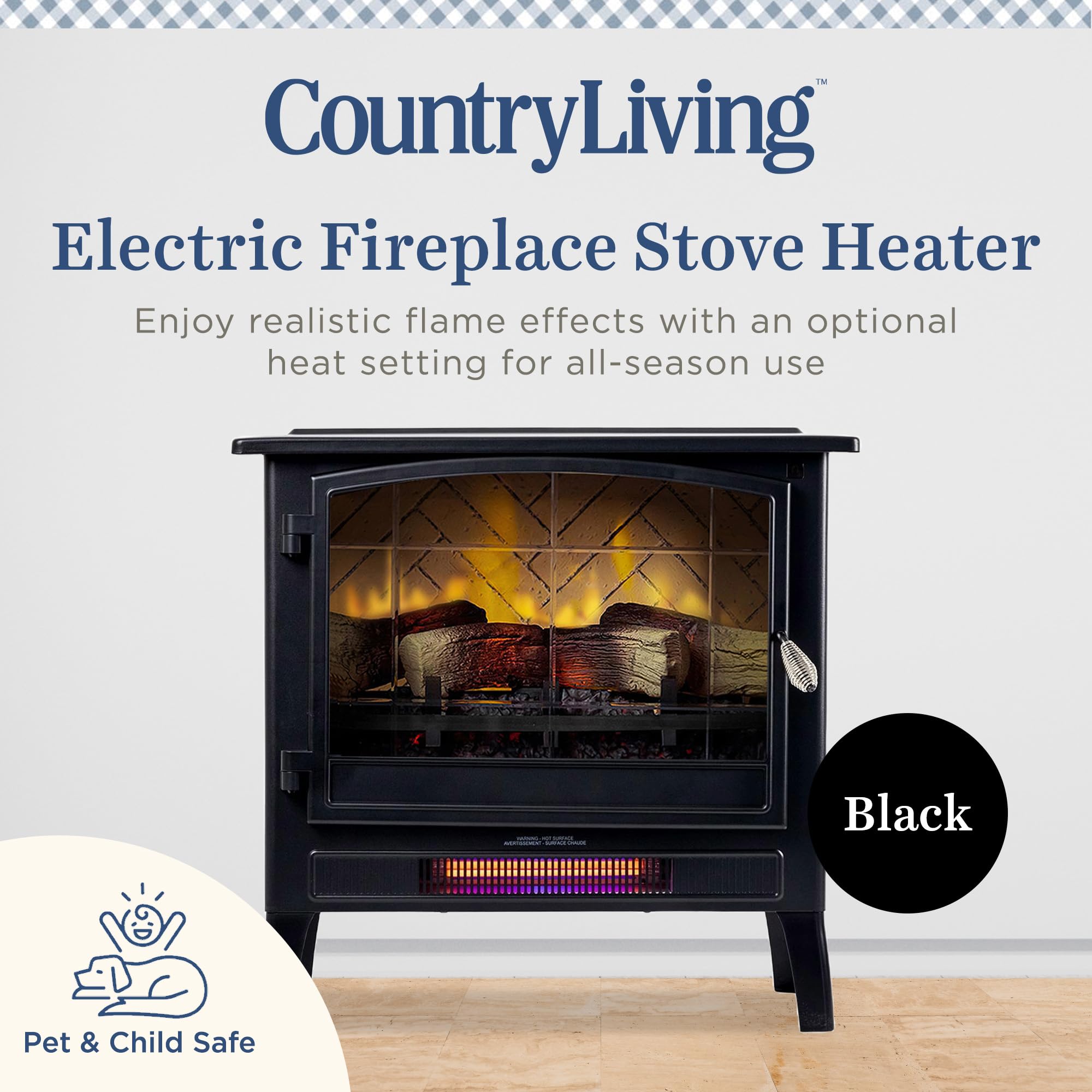 Freestanding Electric Fireplace - From Where - 