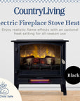 Freestanding Electric Fireplace - From Where - 