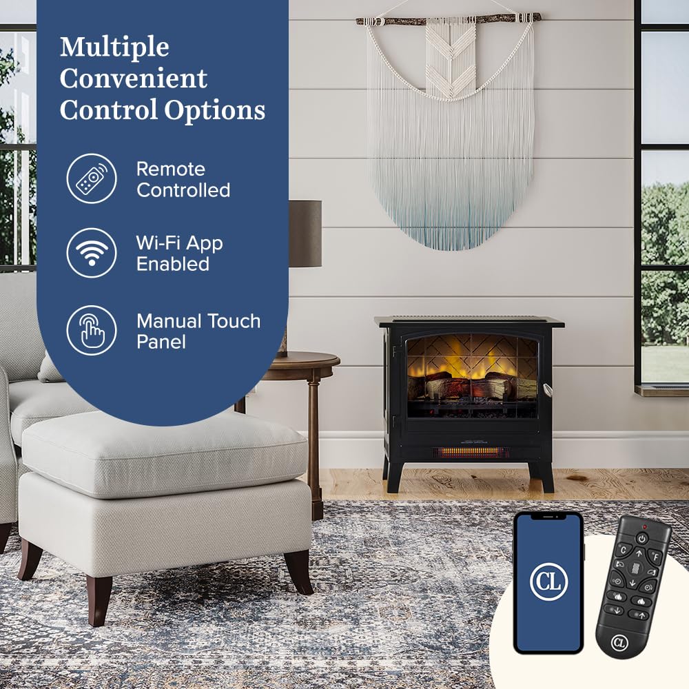 Freestanding Electric Fireplace - From Where - 