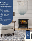 Freestanding Electric Fireplace - From Where - 
