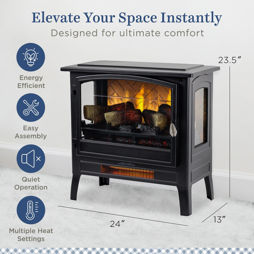 Freestanding Electric Fireplace - From Where - 
