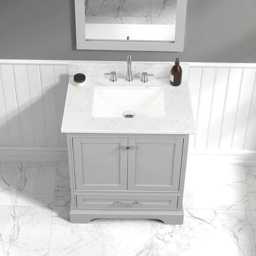 Freestanding Wooden Bathroom Vanity - From Where - 