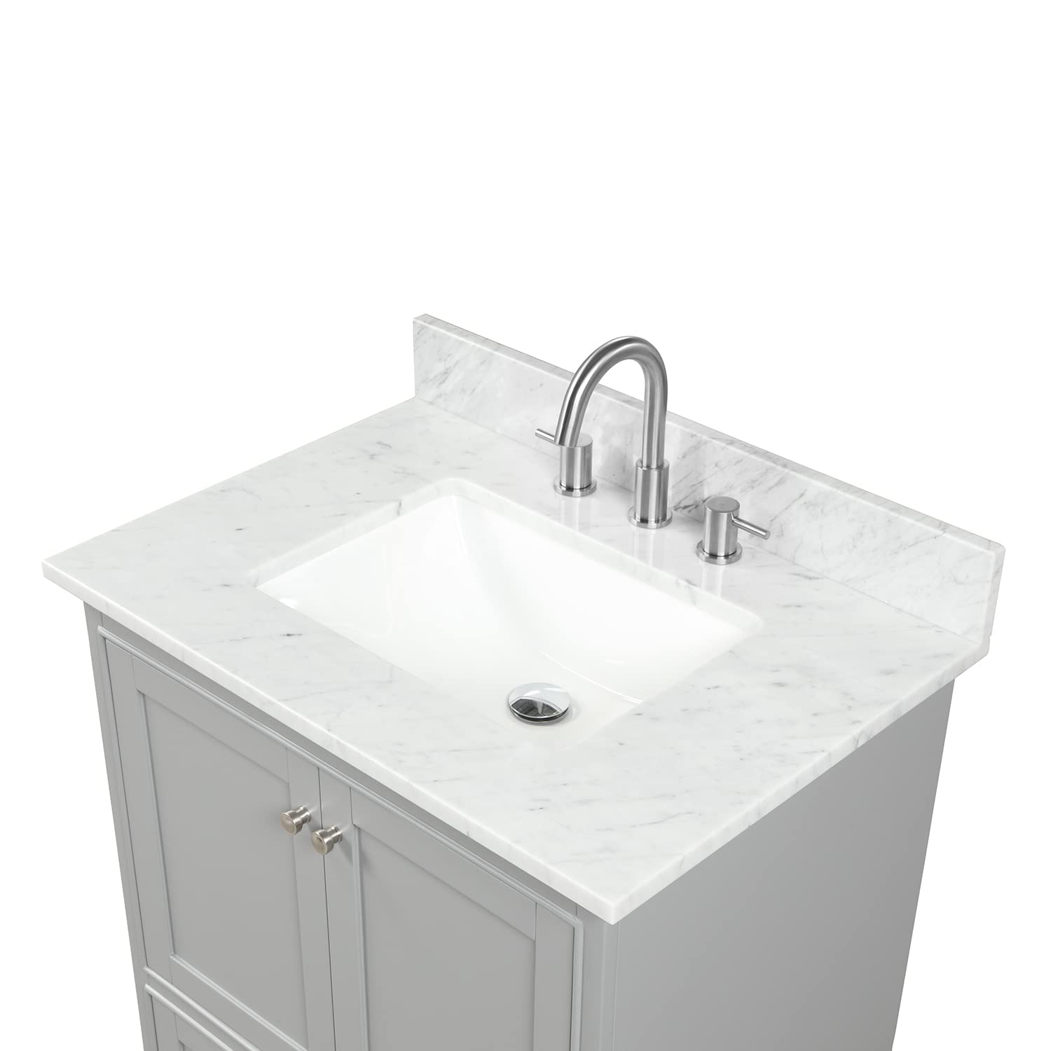 Freestanding Wooden Bathroom Vanity - From Where - 