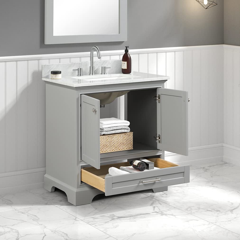 Freestanding Wooden Bathroom Vanity - From Where - 