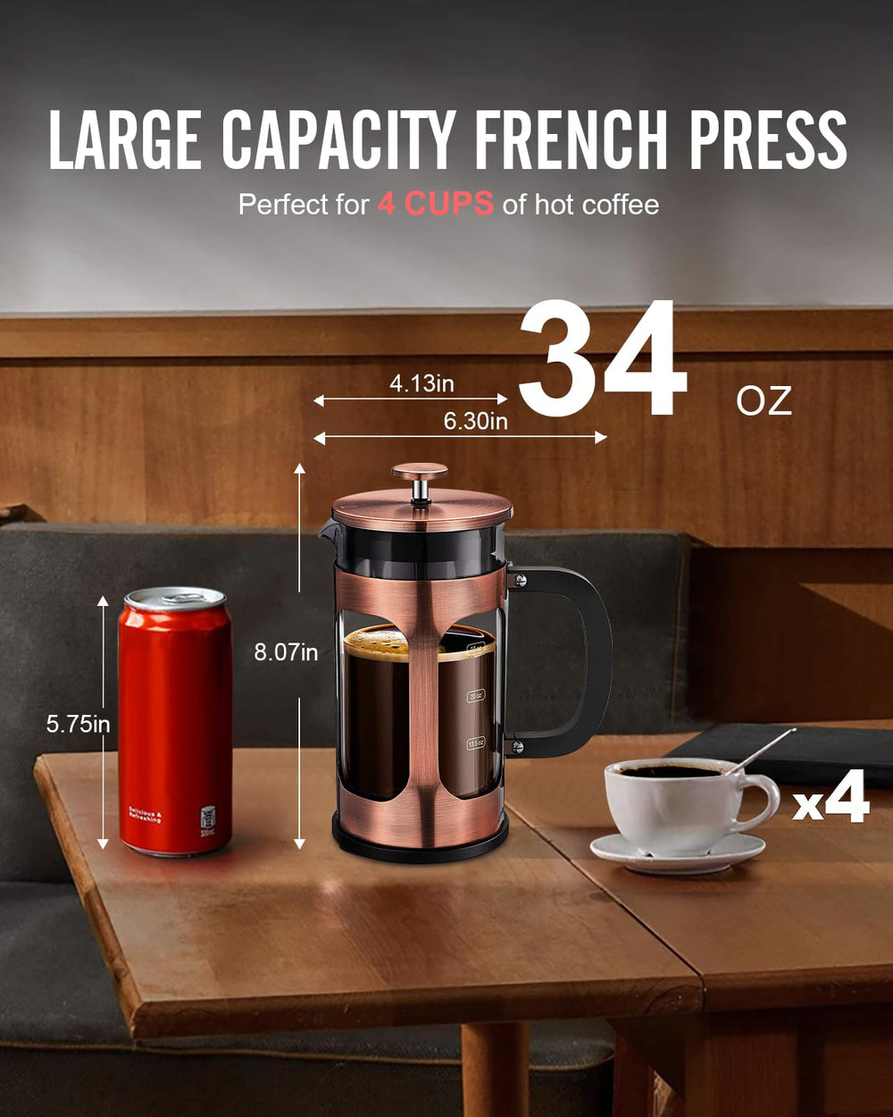 French Press Coffee Maker - From Where - 