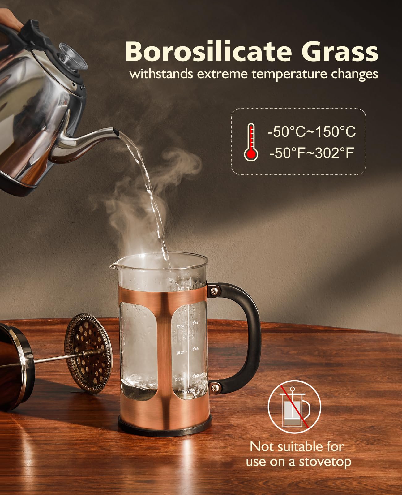 French Press Coffee Maker - From Where - 