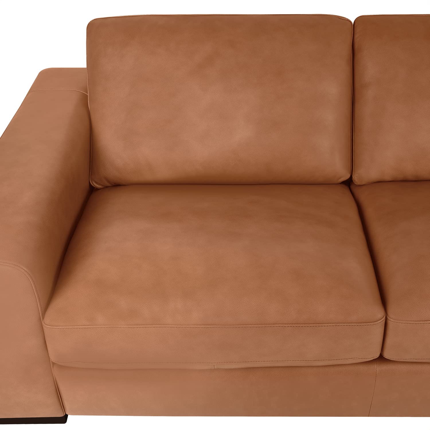 Freya Genuine Leather Loveseat - From Where - 