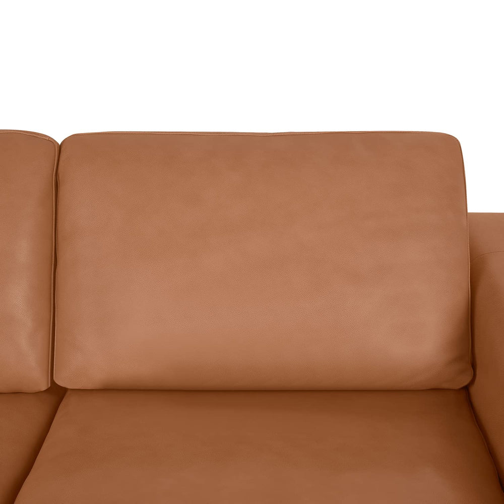 Freya Genuine Leather Loveseat - From Where - 