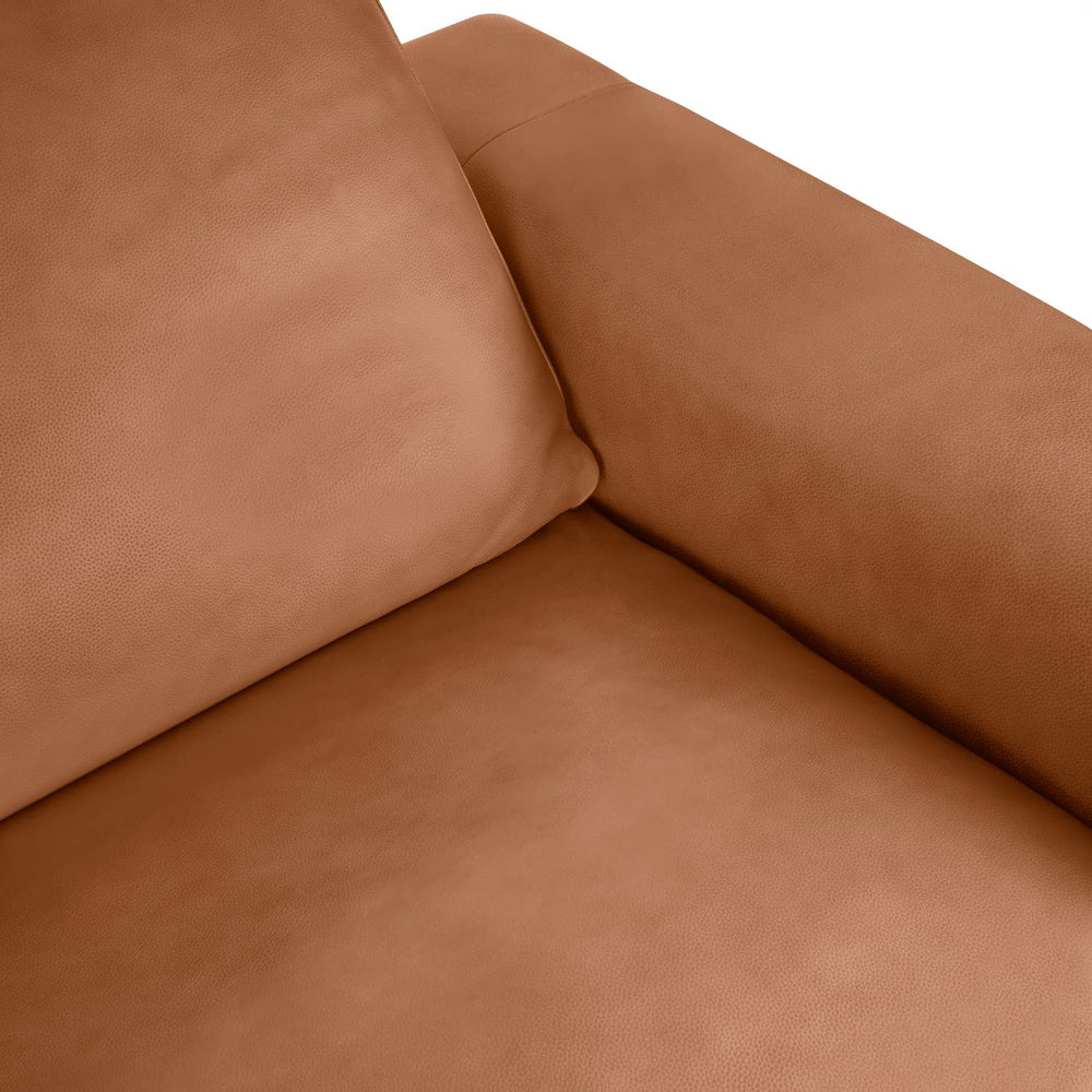 Freya Genuine Leather Loveseat - From Where - 