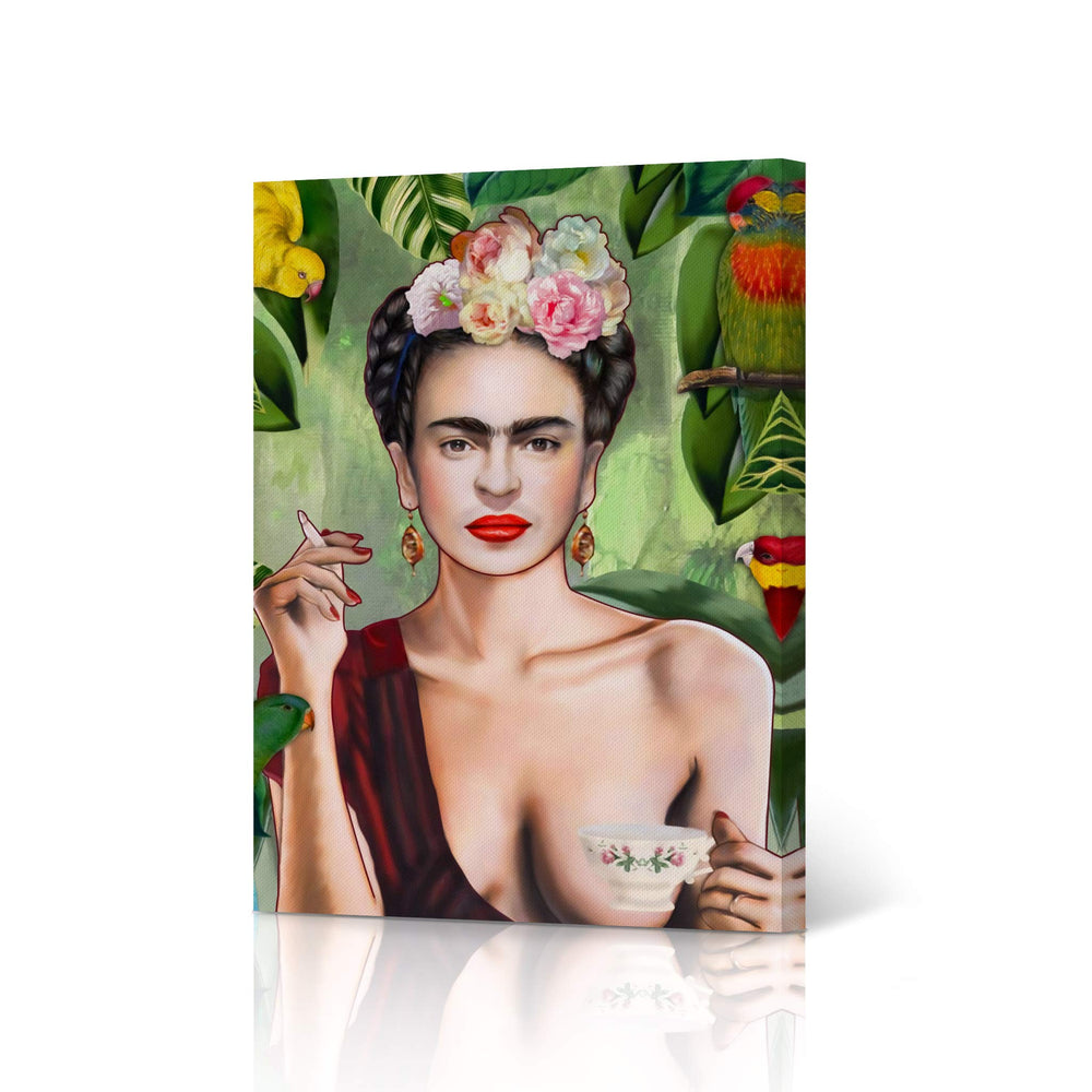 Frida Kahlo Canvas Wall Art Print - From Where - 