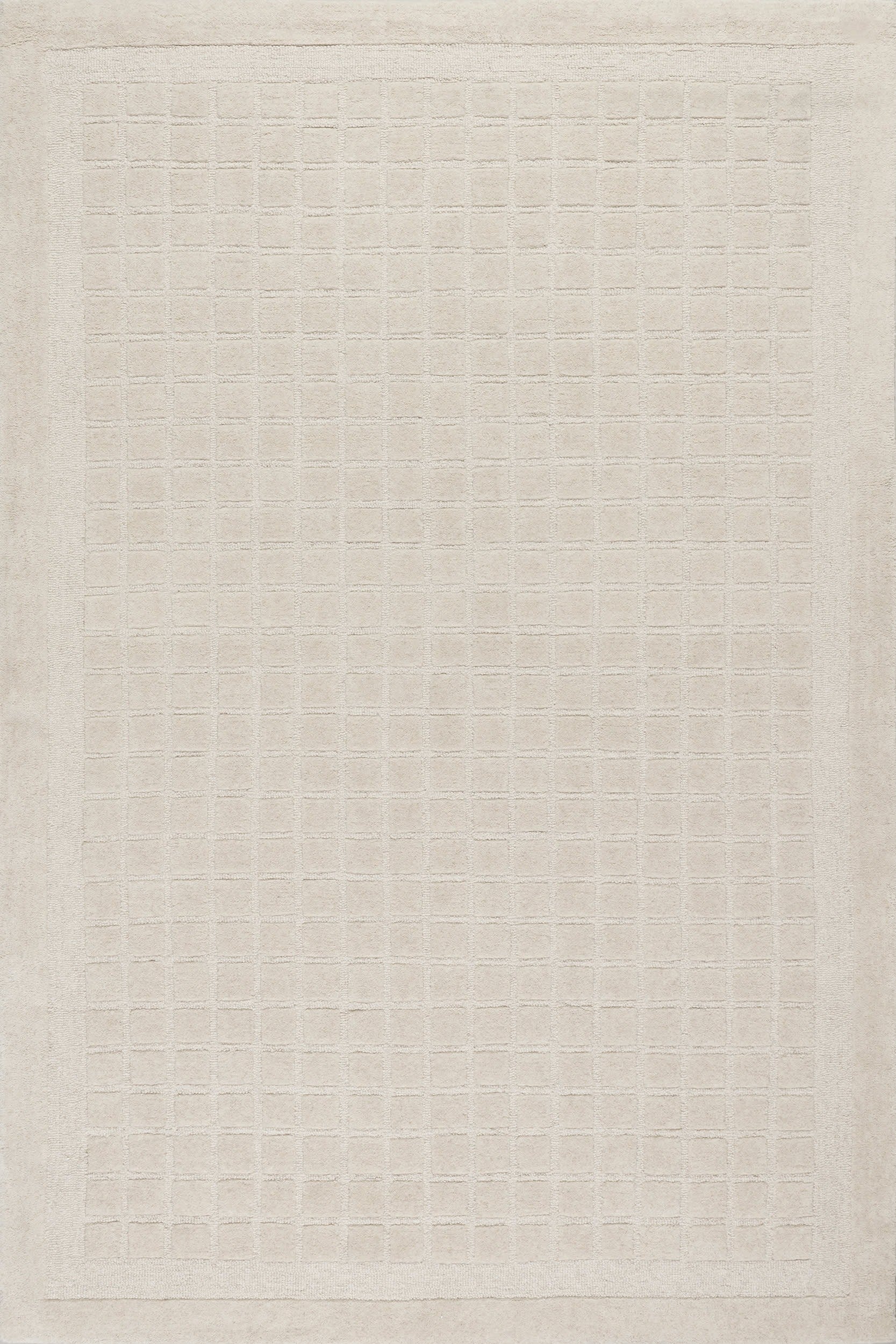 Fritz Checked Wool Rug - From Where Finds - 
