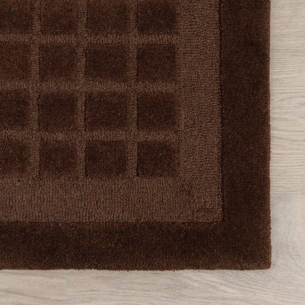 Fritz Checked Wool Rug - From Where Finds - 