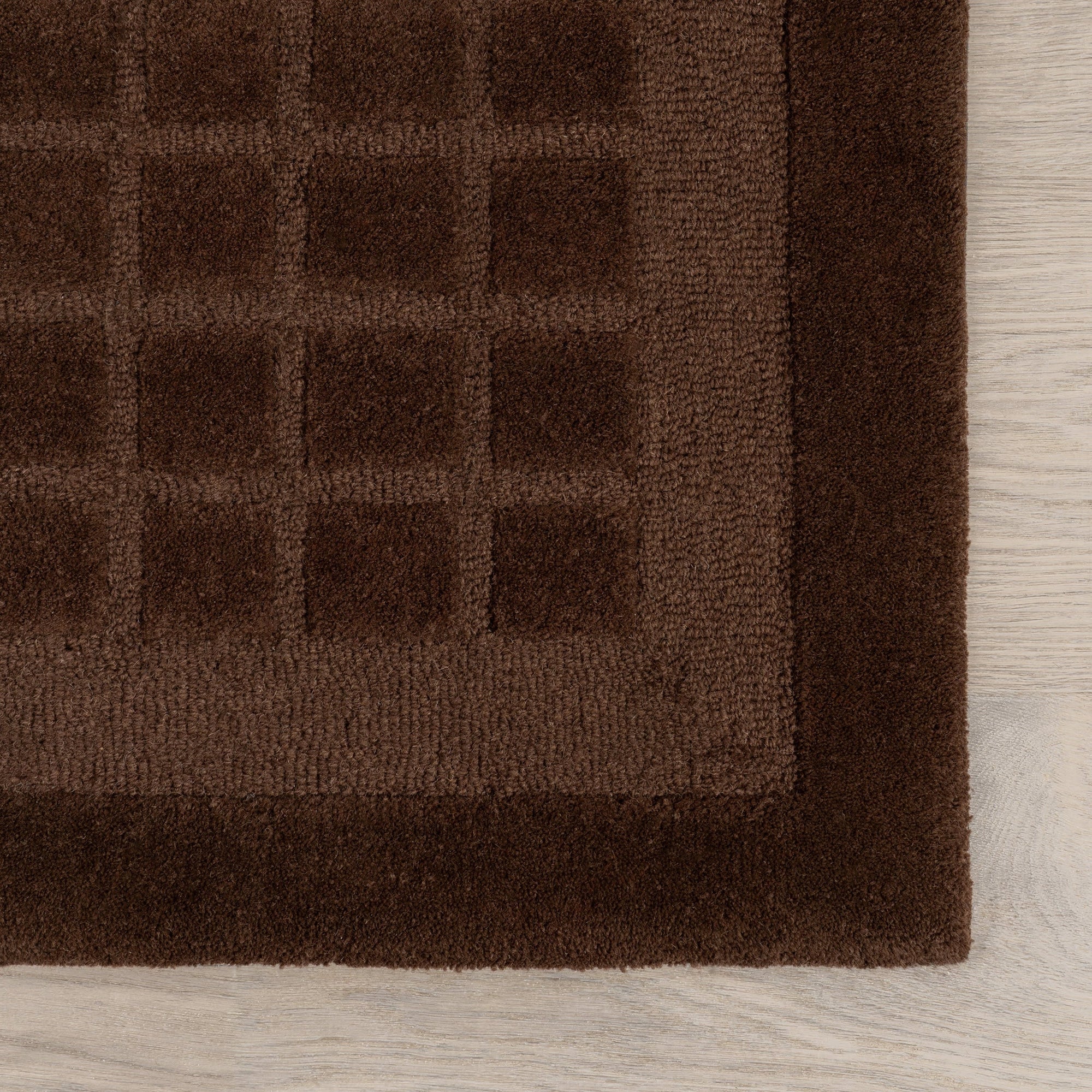 Fritz Checked Wool Rug - From Where Finds - 