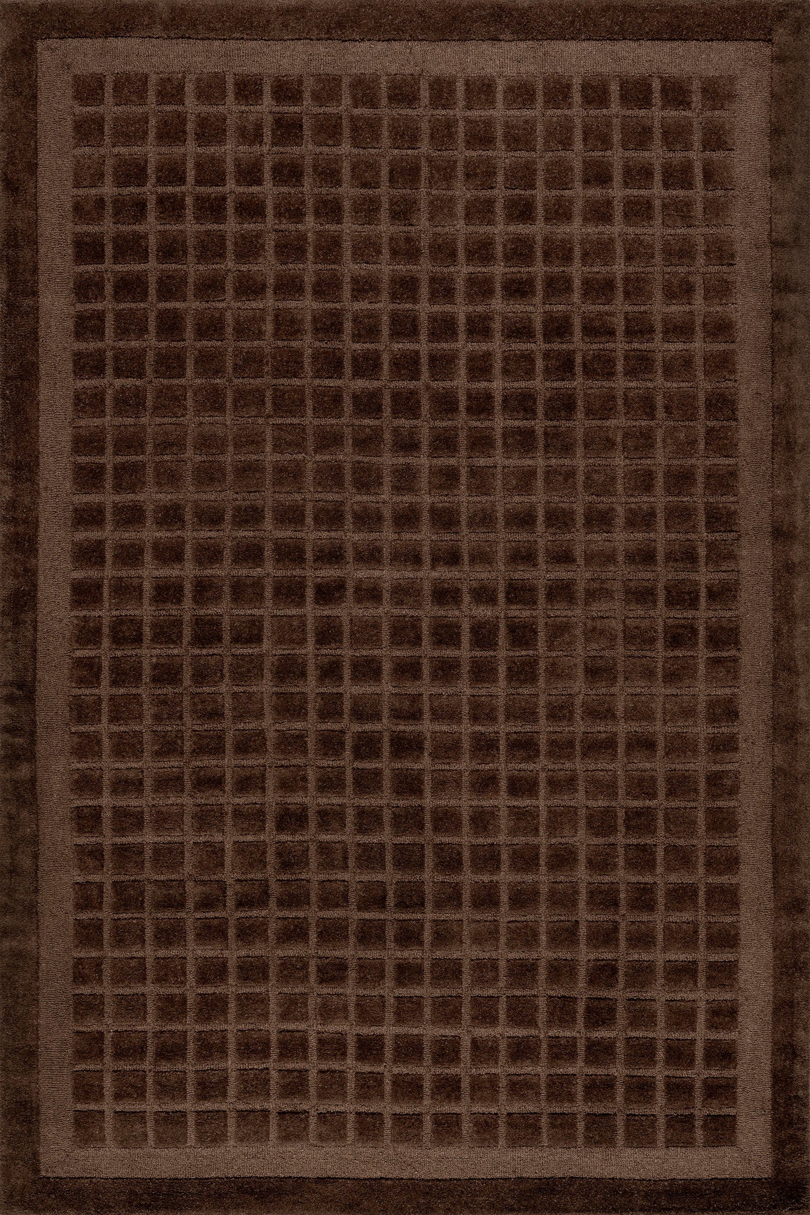Fritz Checked Wool Rug - From Where Finds - 