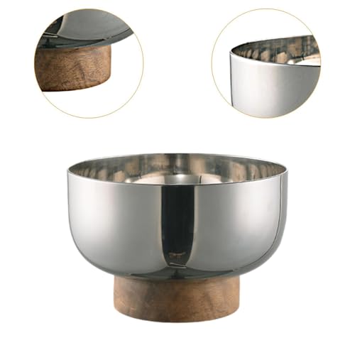 Fruit Bowl Wood Pedestal - From Where - 
