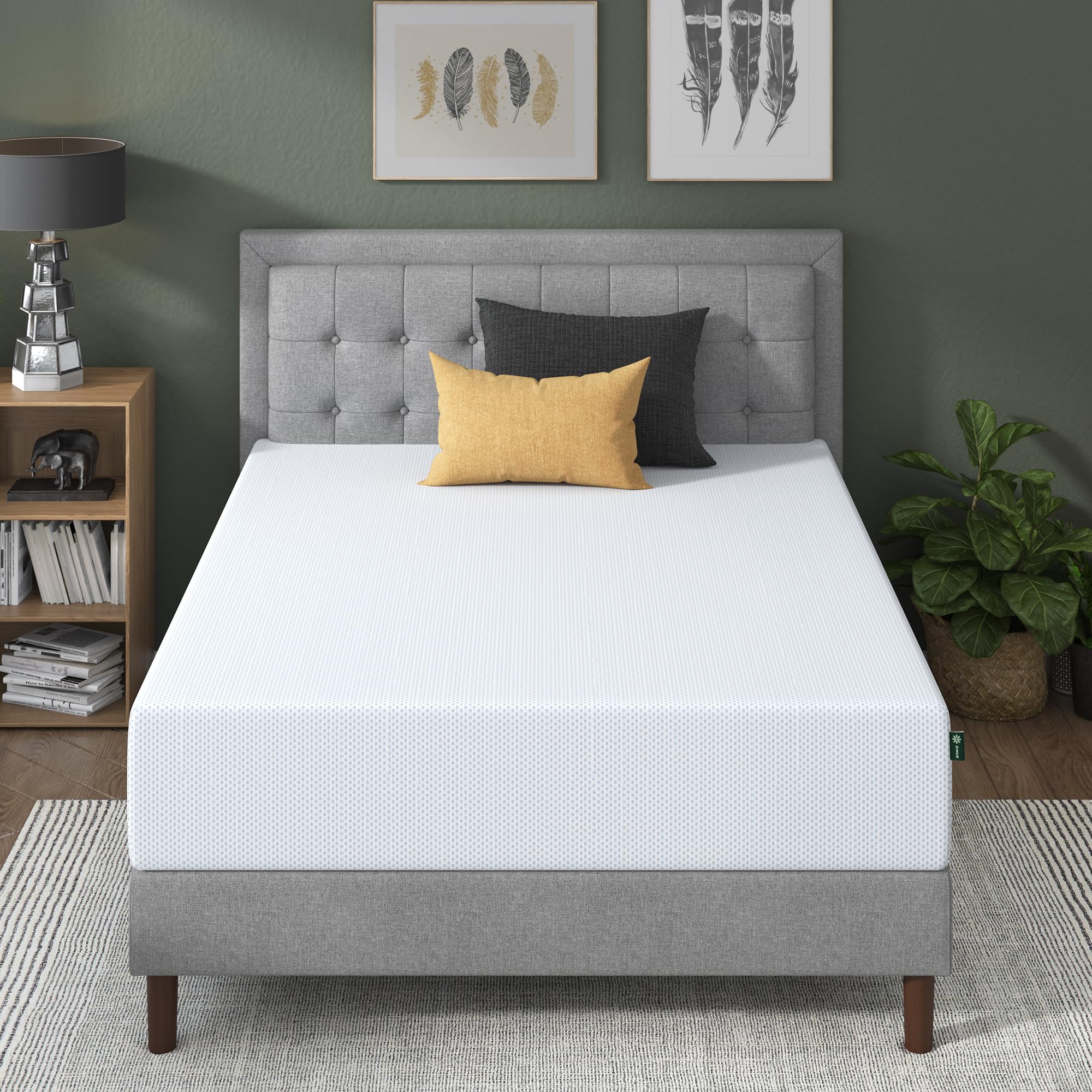 Full Green Tea Cooling Gel Memory Foam Mattress - From Where - 