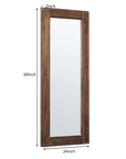 Full Length Wooden Wall Mirror - From Where - 