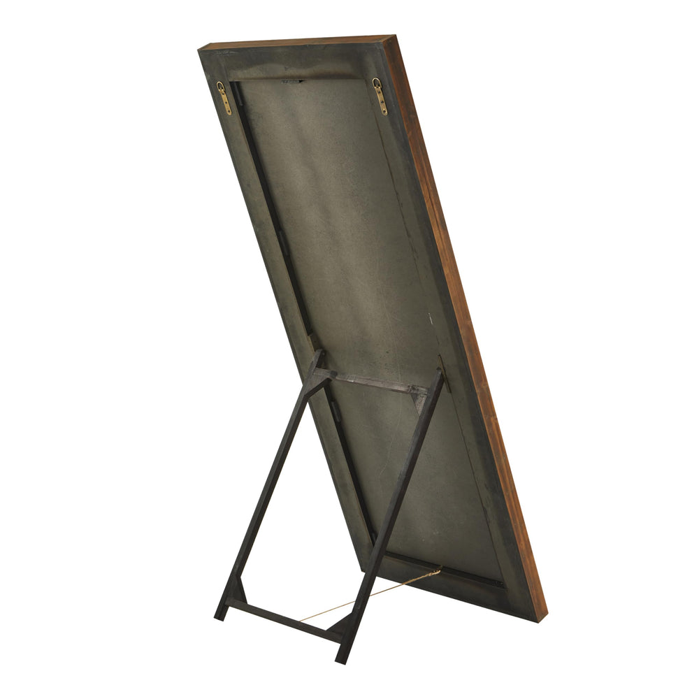 Full Length Wooden Wall Mirror - From Where - 