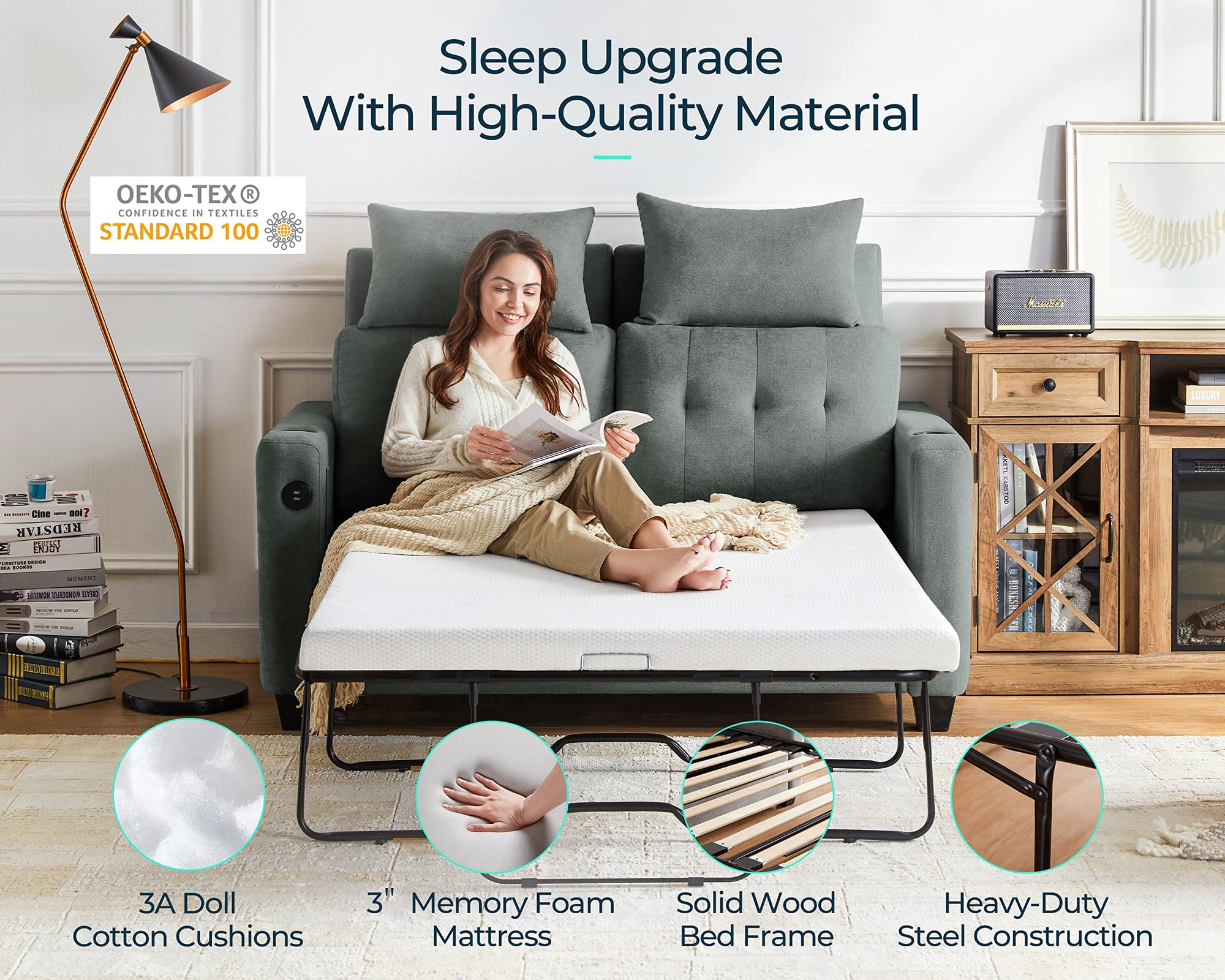Full Size Pull Out Sleeper Sofa - From Where - 