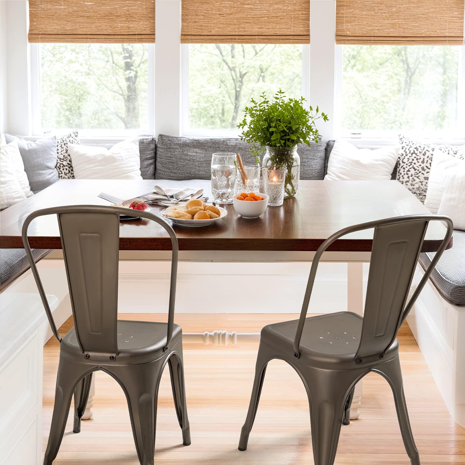 Furmax Metal Dining Chair - From Where - 