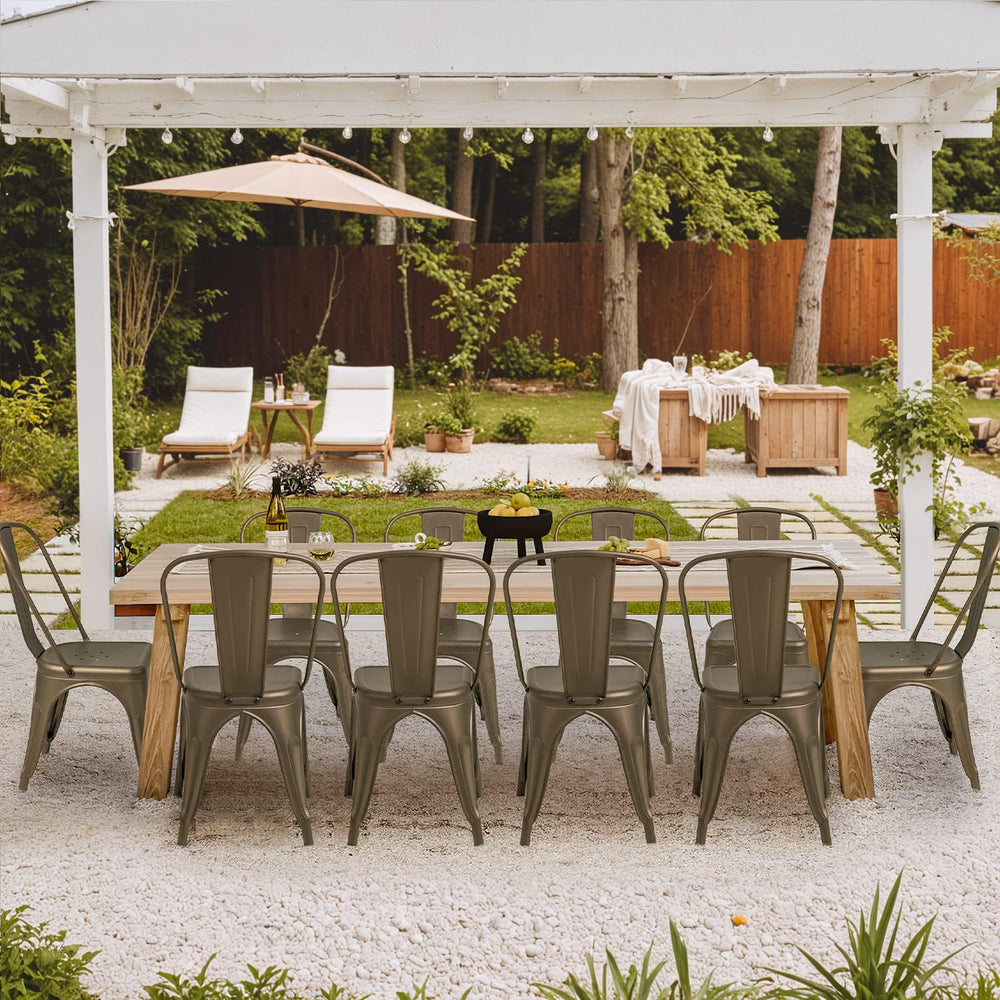 Furmax Metal Dining Chair - From Where - 