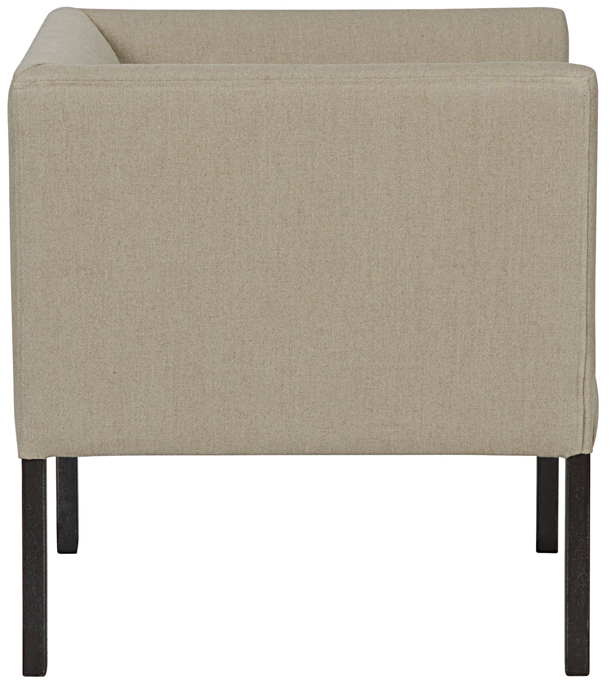 Futura Club Chair with Metal Base - From Where - 