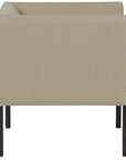 Futura Club Chair with Metal Base - From Where - 
