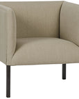 Futura Club Chair with Metal Base - From Where - 