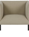 Futura Club Chair with Metal Base - From Where - 