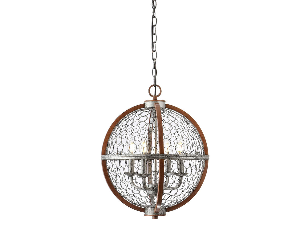 Gaines 4 - Light Industrial Pendant - From Where - 