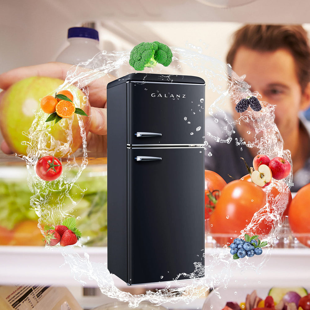 Galanz Retro Compact Refrigerator - From Where - 
