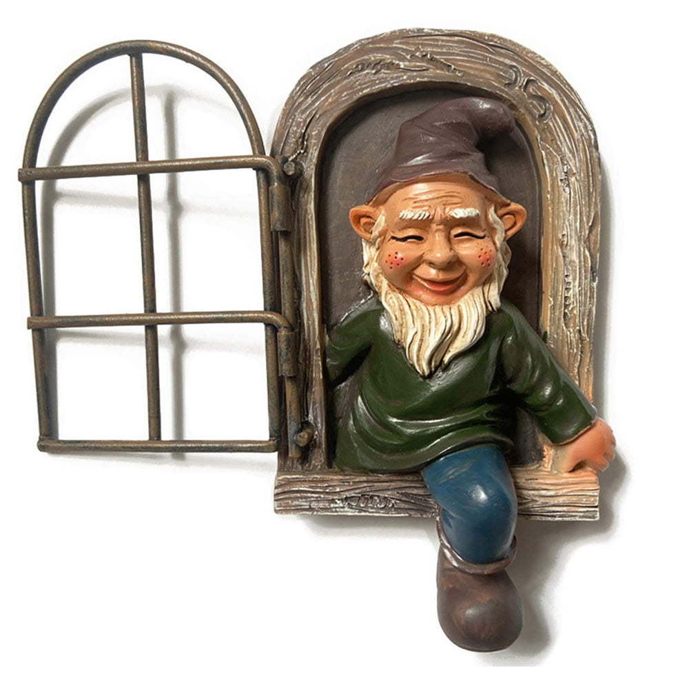 Garden Gnomes Elf Art Decor - From Where - 