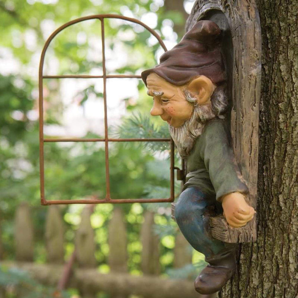 Garden Gnomes Elf Art Decor - From Where - 