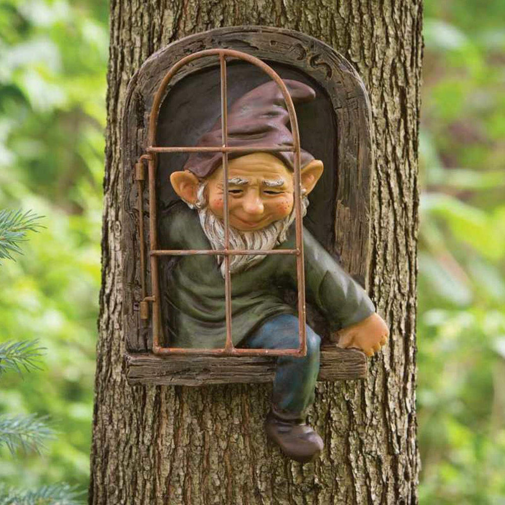 Garden Gnomes Elf Art Decor - From Where - 