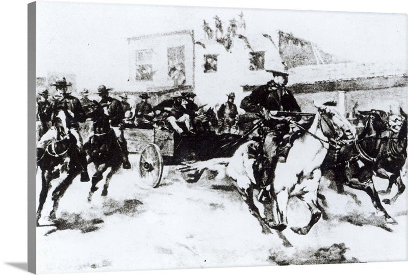 Garret Brings in Billy the Kid 1880 - From Where - 