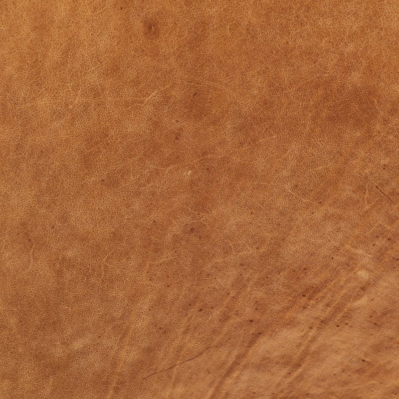 Genuine Italian Leather Ottoman - From Where - 