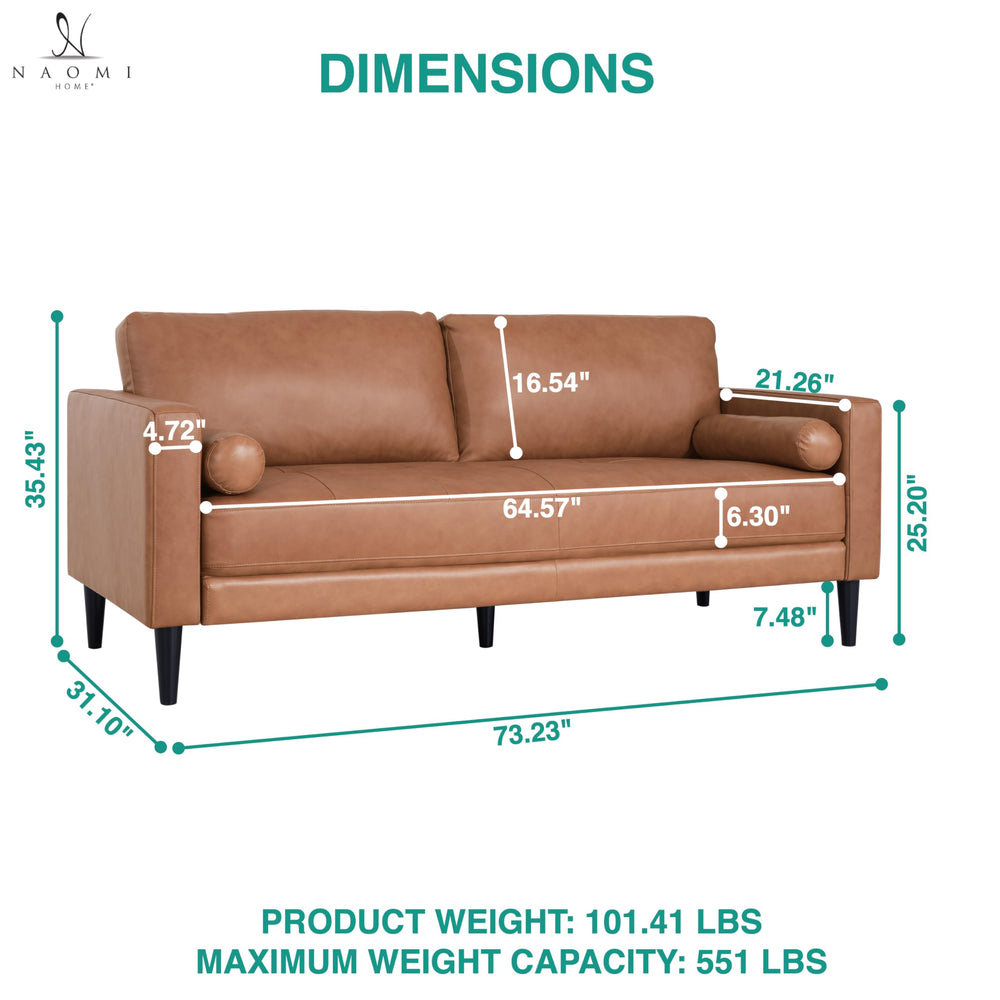 Genuine Leather Couch - From Where - 