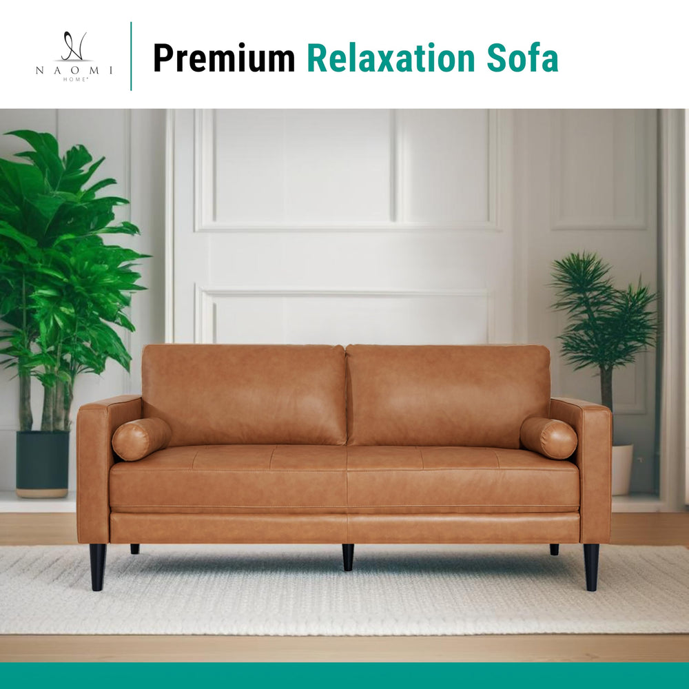 Genuine Leather Couch - From Where - 