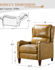 Genuine Leather Recliner (Set of 2) - From Where - 