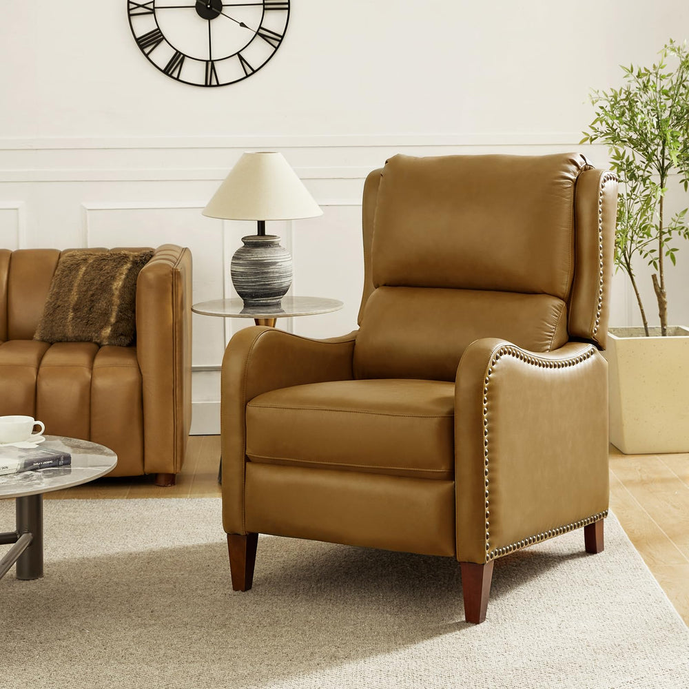 Genuine Leather Recliner (Set of 2) - From Where - 
