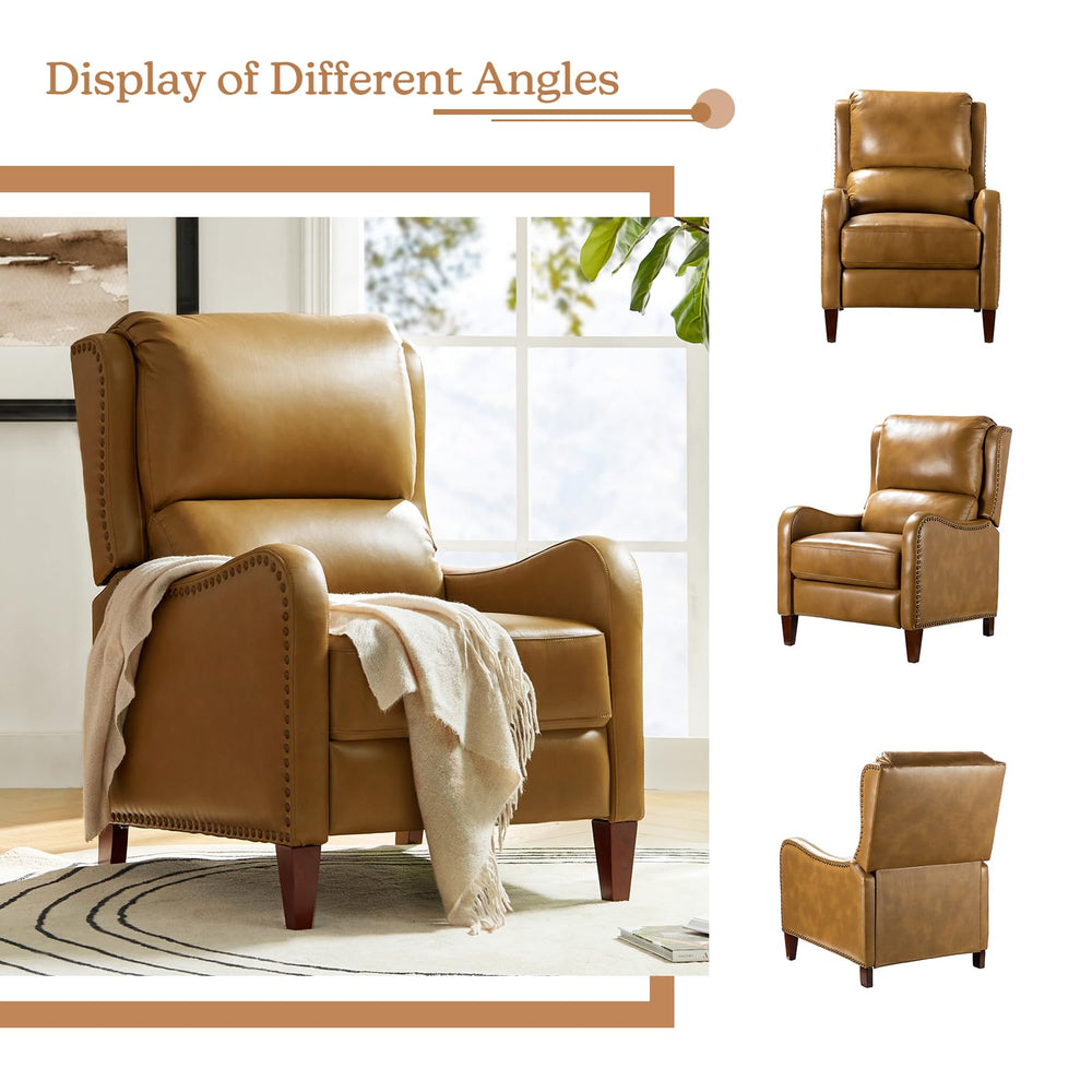 Genuine Leather Recliner (Set of 2) - From Where - 